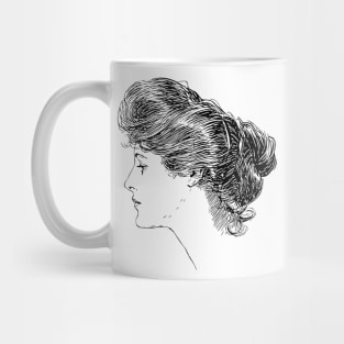 Gibson Girl Profile Mug